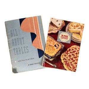 Vintage‎ Recipe and Table Setting Booklets